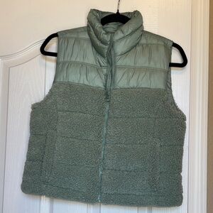 Aeropostale Mint Green Remixed Down Jacket